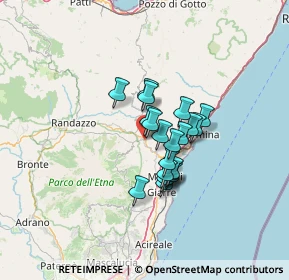 Mappa Via dei Cappuccini, 95015 Linguaglossa CT, Italia (9.7375)