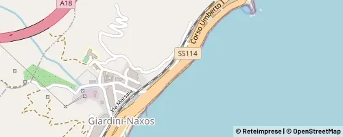 Mappa Giardini-Naxos