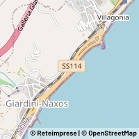 Mapa Giardini Naxos