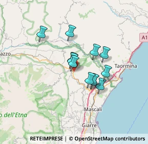 Mappa Via San Nicola, 95015 Linguaglossa CT, Italia (5.38833)