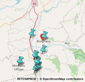 Mappa Strada Comunale di Rapido Scorrimento snc, 87043 Bisignano CS, Italia (9.73385)