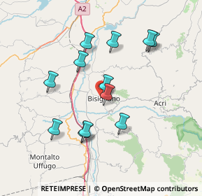 Mappa Strada Comunale di Rapido Scorrimento snc, 87043 Bisignano CS, Italia (7.39083)