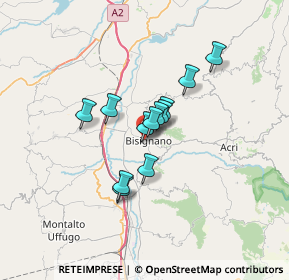 Mappa Strada Comunale di Rapido Scorrimento snc, 87043 Bisignano CS, Italia (4.84583)