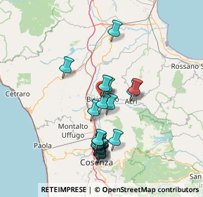 Mappa Strada Comunale di Rapido Scorrimento snc, 87043 Bisignano CS, Italia (14.625)