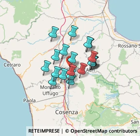 Mappa Strada Comunale di Rapido Scorrimento snc, 87043 Bisignano CS, Italia (9.63)