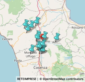 Mappa Strada Comunale di Rapido Scorrimento snc, 87043 Bisignano CS, Italia (9.86667)