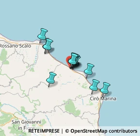 Mappa Via Sila, 87062 Cariati CS, Italia (8.76846)