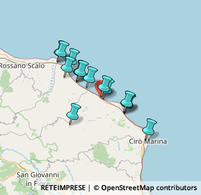 Mappa Via Provinciale, 87062 Cariati CS, Italia (11.016)