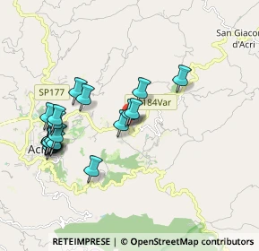 Mappa Contrada Settarie, 87041 Acri CS, Italia (2.1585)