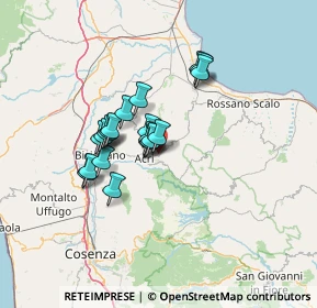 Mappa Contrada Settarie, 87041 Acri CS, Italia (10.565)