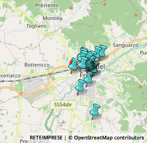 Mappa Via Donatori di Sangue, 33043 Cividale del Friuli UD, Italia (0.86789)