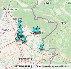 Mappa Via Donatori di Sangue, 33043 Cividale del Friuli UD, Italia (12.192)