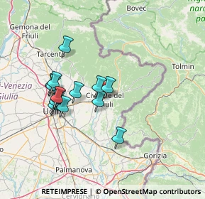 Mappa Via Donatori di Sangue, 33043 Cividale del Friuli UD, Italia (12.23571)