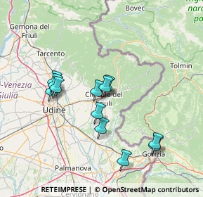 Mappa Via Donatori di Sangue, 33043 Cividale del Friuli UD, Italia (12.8625)