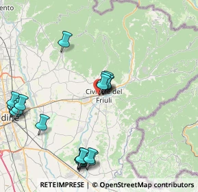 Mappa Via Donatori di Sangue, 33043 Cividale del Friuli UD, Italia (9.3955)