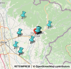 Mappa Via Donatori di Sangue, 33043 Cividale del Friuli UD, Italia (5.08933)