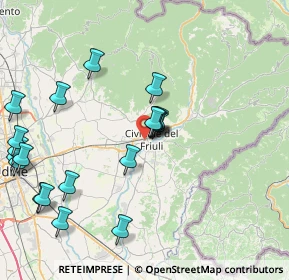 Mappa Via Donatori di Sangue, 33043 Cividale del Friuli UD, Italia (9.0145)