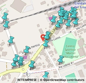 Mappa Via Donatori di Sangue, 33043 Cividale del Friuli UD, Italia (0.16207)