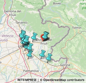 Mappa NORD EST, 33043 Cividale del Friuli UD, Italia (11.4725)