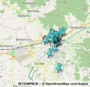 Mappa NORD EST, 33043 Cividale del Friuli UD, Italia (0.92737)