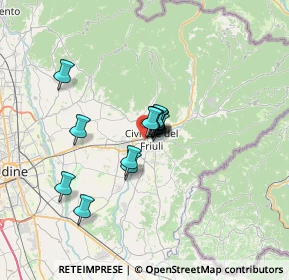 Mappa NORD EST, 33043 Cividale del Friuli UD, Italia (3.955)