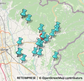 Mappa NORD EST, 33043 Cividale del Friuli UD, Italia (6.65)