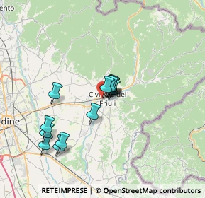 Mappa NORD EST, 33043 Cividale del Friuli UD, Italia (5.57923)