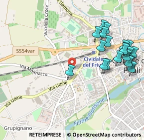 Mappa NORD EST, 33043 Cividale del Friuli UD, Italia (0.592)