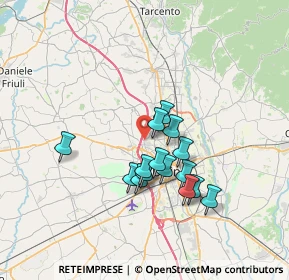 Mappa Via Bologna, 33010 Colugna UD, Italia (5.618)