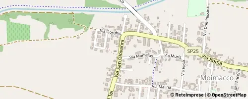 Mappa Moimacco