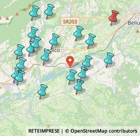 Mappa Via Cavassico Inferiore, 32036 Sedico BL, Italia (4.292)