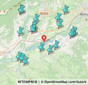 Mappa Via Cavassico Inferiore, 32036 Sedico BL, Italia (4.22053)