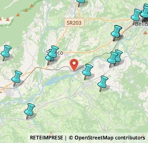 Mappa Via Cavassico Inferiore, 32036 Sedico BL, Italia (6.282)