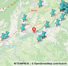 Mappa Via Cavassico Inferiore, 32036 Sedico BL, Italia (5.938)