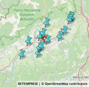 Mappa Via Cavassico Inferiore, 32036 Sedico BL, Italia (5.96071)