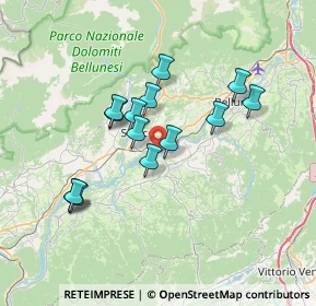 Mappa Via Cavassico Inferiore, 32036 Sedico BL, Italia (6.05143)