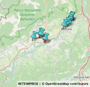 Mappa Via Cavassico Inferiore, 32036 Sedico BL, Italia (6.64364)