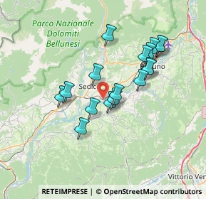 Mappa Via Cavassico Inferiore, 32036 Sedico BL, Italia (6.09412)