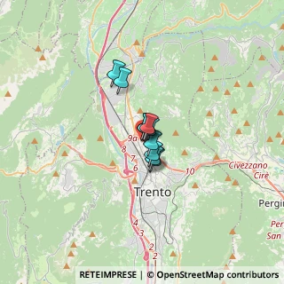 Mappa Via Romano Guardini, 38122 Trento TN, Italia (2.11636)