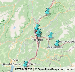 Mappa Via Romano Guardini, 38121 Trento TN, Italia (24.51385)