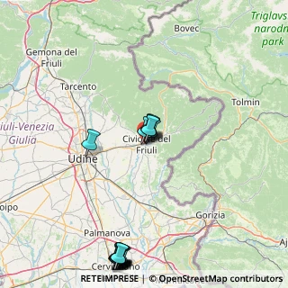 Mappa Via Duca degli Abruzzi, 33043 Udine UD, Italia (21.01824)