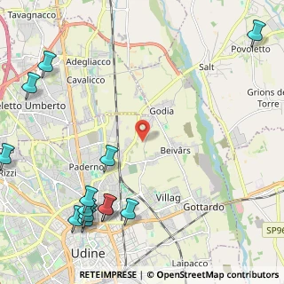 Mappa Via Faedis, 33100 Udine UD, Italia (3.14)