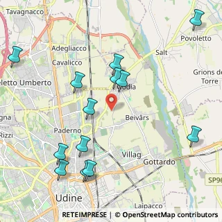 Mappa Via Faedis, 33100 Udine UD, Italia (2.42692)