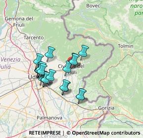 Mappa Via Monastero Maggiore, 33043 Cividale del Friuli UD, Italia (11.825)