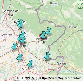 Mappa Via Monastero Maggiore, 33043 Cividale del Friuli UD, Italia (13.99688)