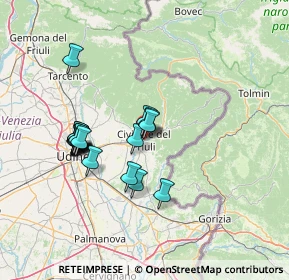 Mappa Via Monastero Maggiore, 33043 Cividale del Friuli UD, Italia (12.45842)
