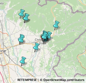 Mappa Via Monastero Maggiore, 33043 Cividale del Friuli UD, Italia (4.88467)