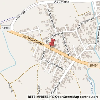 Mappa Via Spilimbergo, 323, 33035 Martignacco, Udine (Friuli-Venezia Giulia)