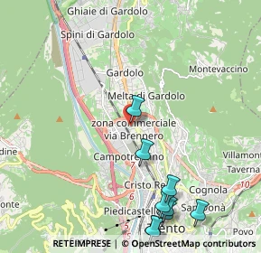 Mappa Via Giancarlo Maroni, 38121 Trento TN, Italia (2.87545)