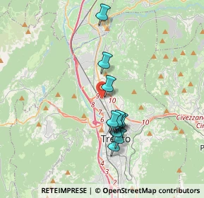 Mappa Via Giancarlo Maroni, 38121 Trento TN, Italia (2.99909)